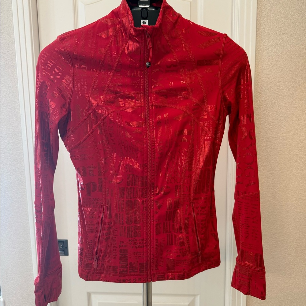 Stylish Red  Lululemon Women's Define Jacket